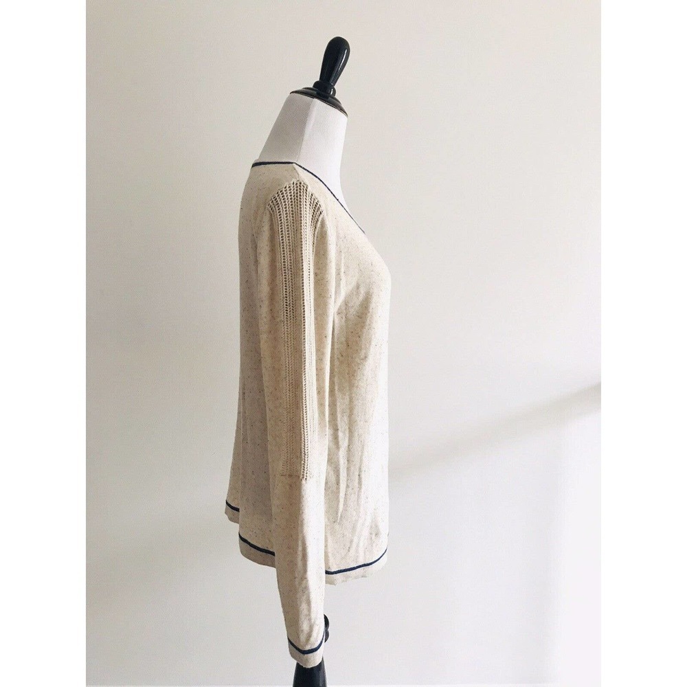 Anthropologie | If It Were Me Pullover Sweater Size L Beige Long Sleeves - Picture 4 of 9